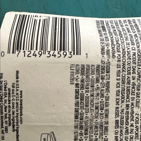 NWT L’Oréal Voluminous Mascara 900 Cobalt Blue - Picture 5 of 5